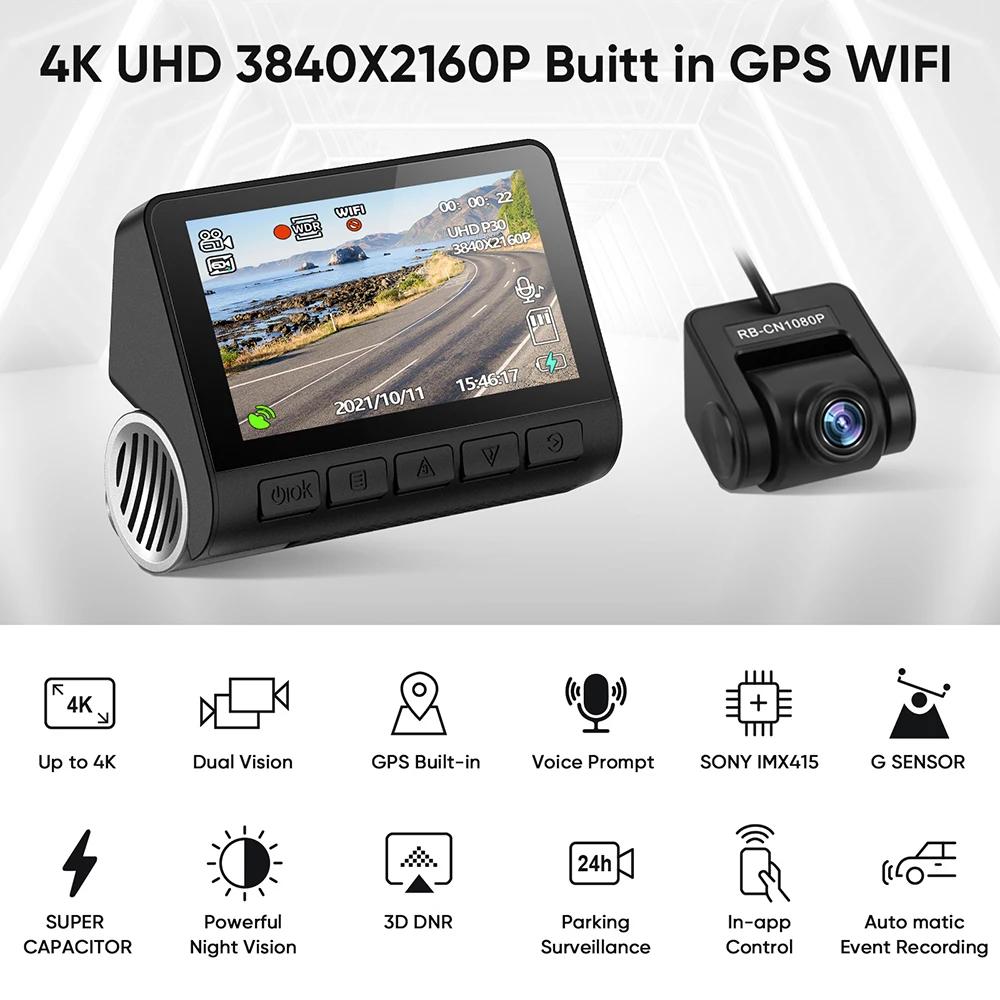 V55 Prp 4K   ĸ  ڵ  , ADAS GPS  ȭ  , 70mai A800S 